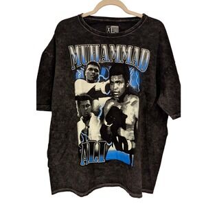 Muhammad Ali Graphic T Shirt Black XL Cotton Vintage Boxing Legend